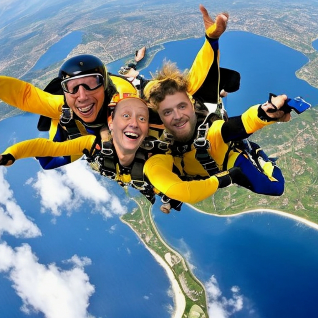 Ryan & Emma's Sponsored Skydive